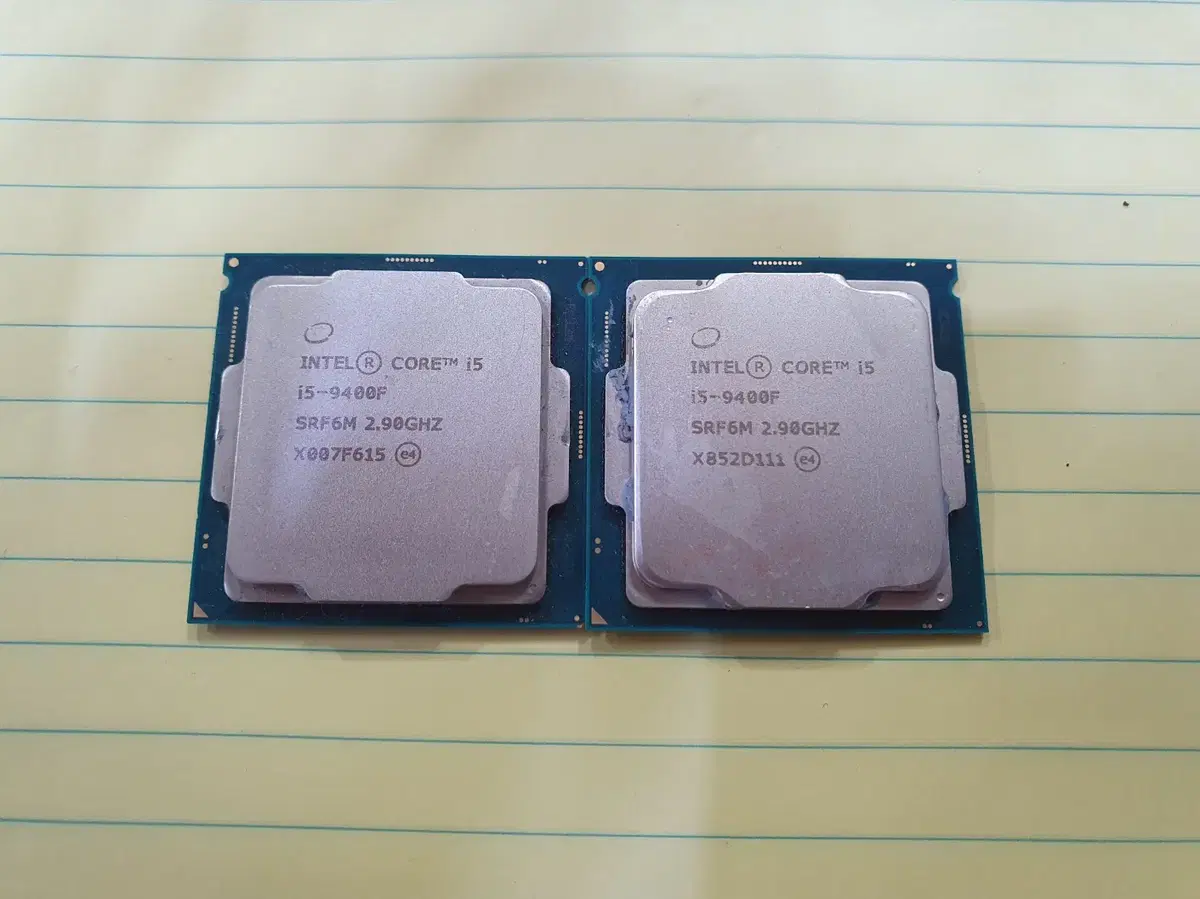 i5 9400F CPU 부품용 2개 일괄